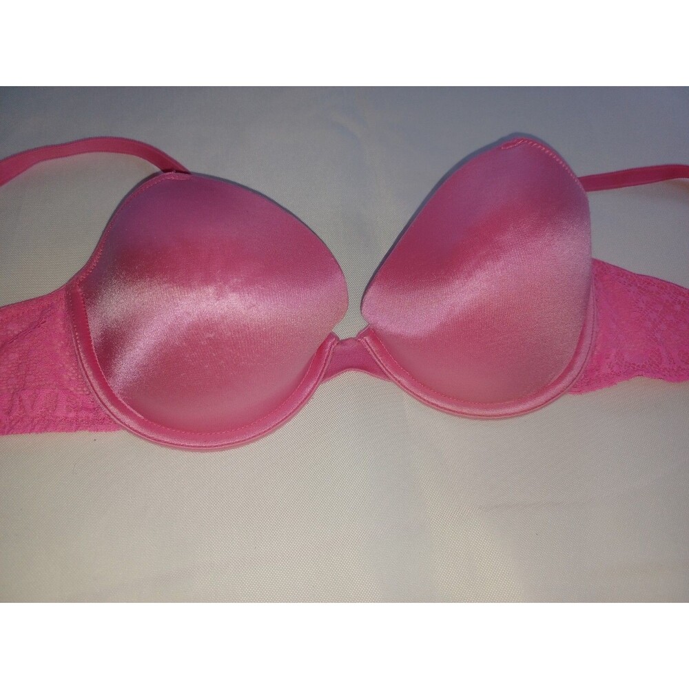 Victoria Secret PINK 34D push up T-shirt bra love logo